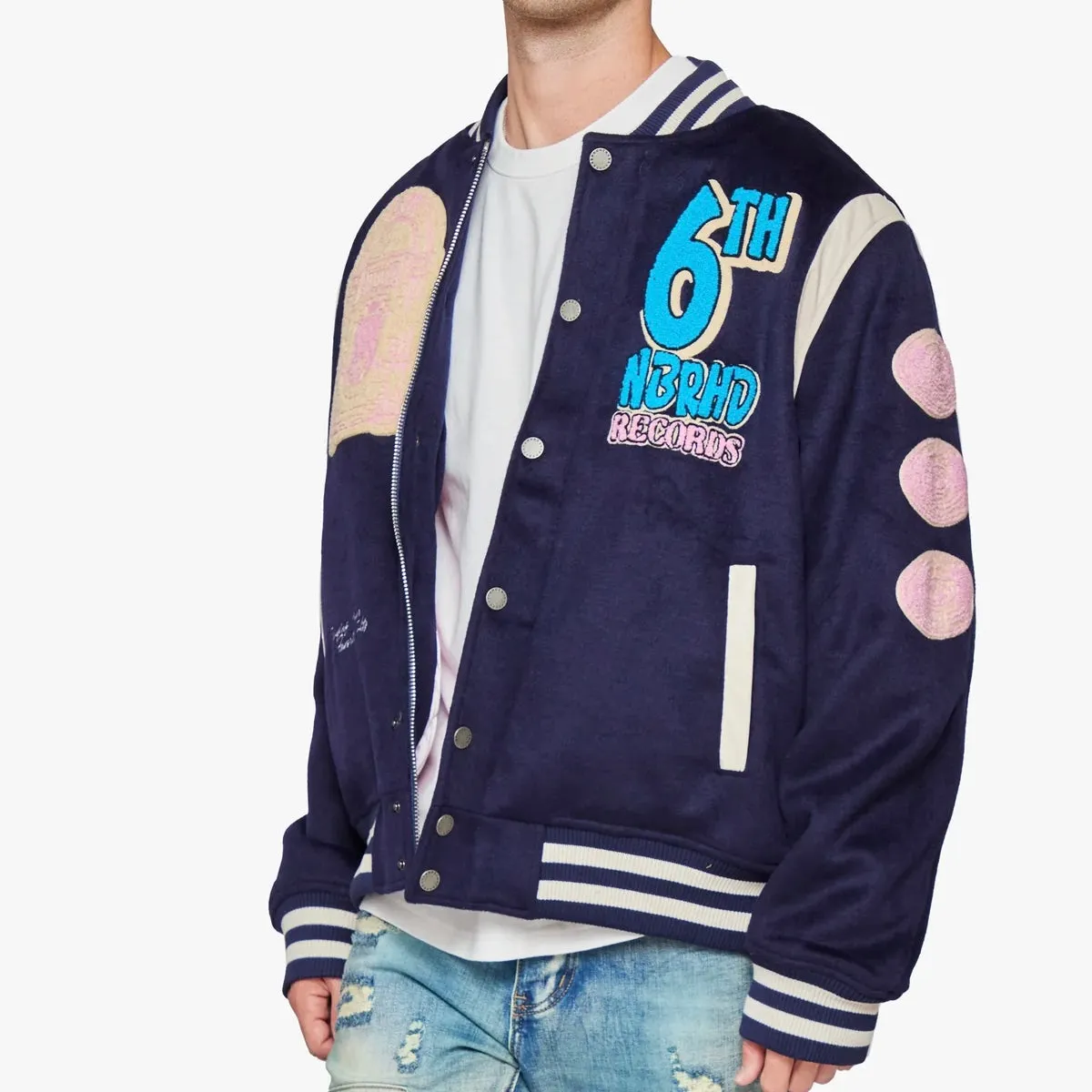 6th NBRHD “Hit Records” Varsity Jacket