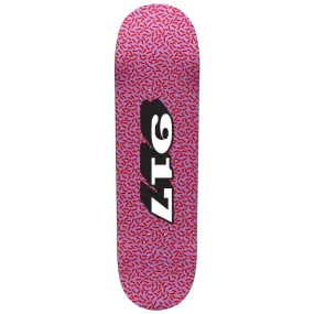 917 Sprinkle Pink Skateboard Deck - 8.5