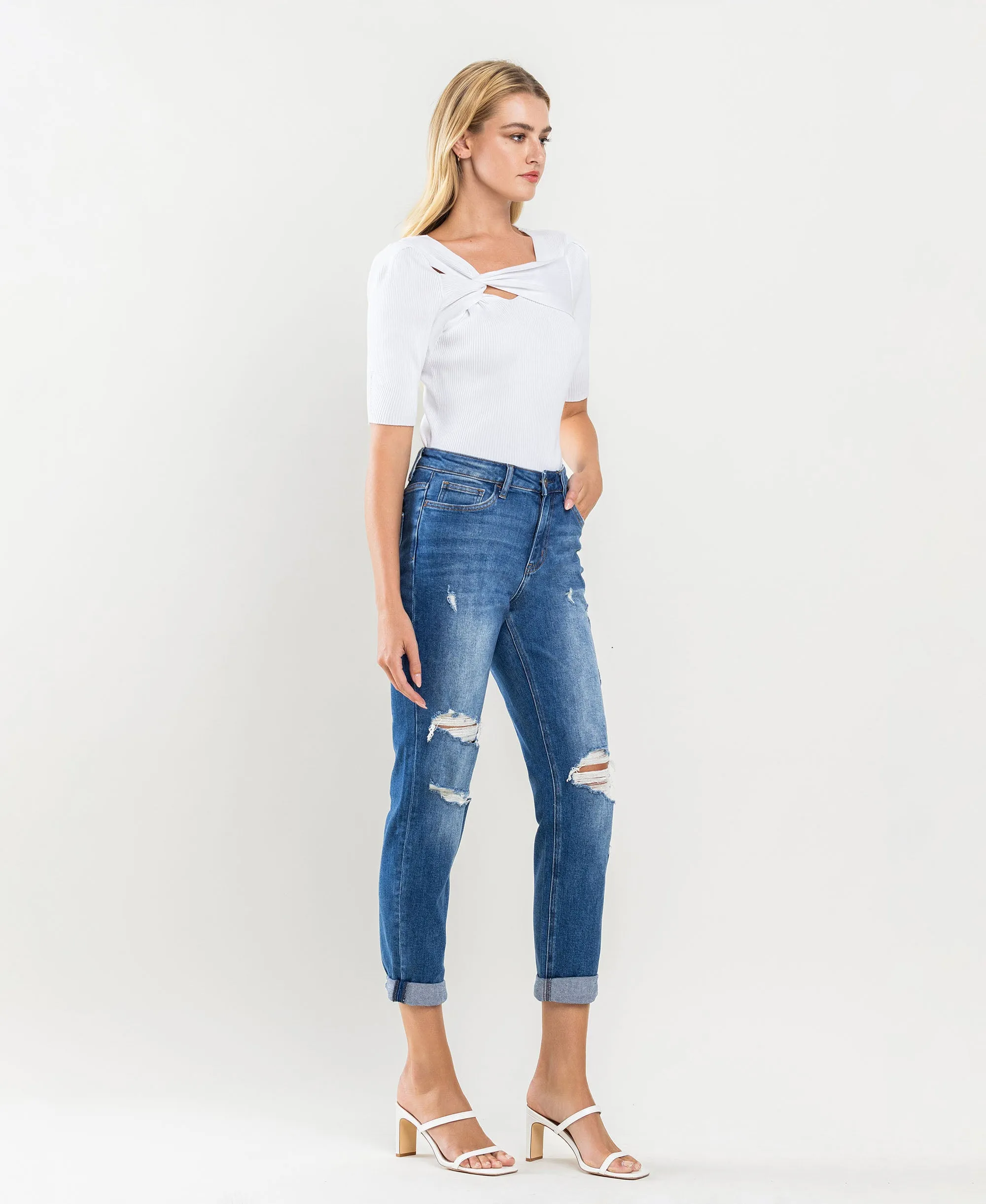 Absolutely Good - High Rise Boyfriend Jeans