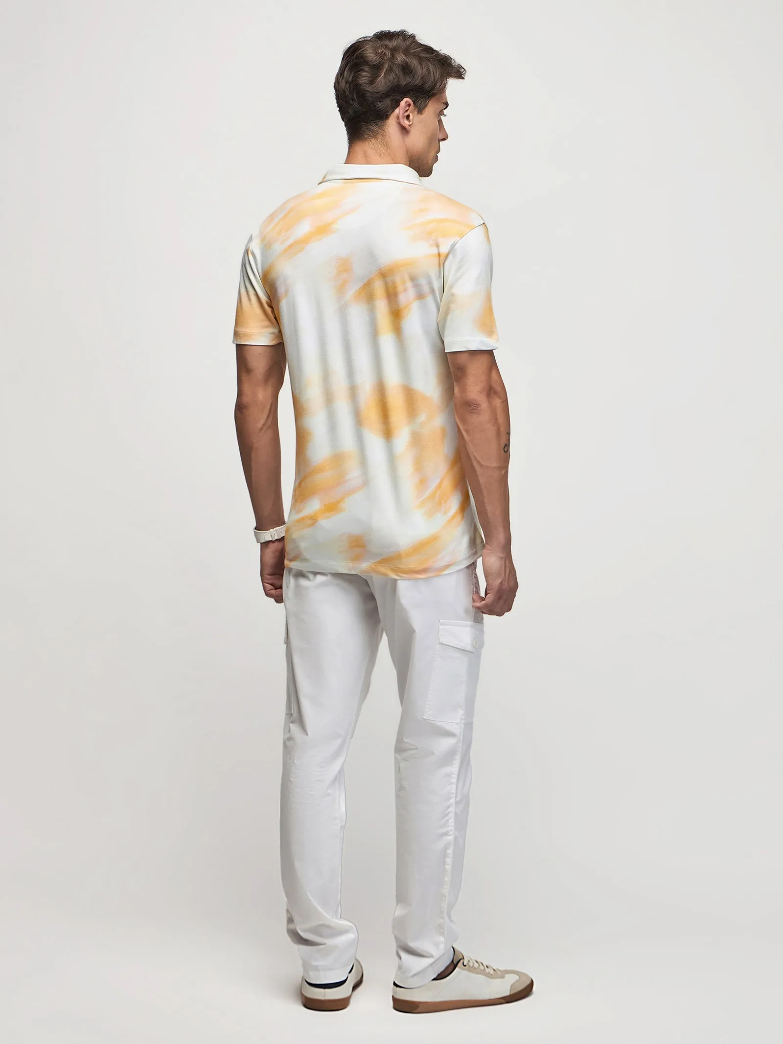 Abstract Print Polo