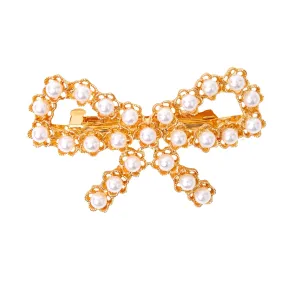 Accessorize London Girls Pearly Bow Hair Barrette