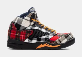 Air Jordan 5 Retro Plaid Preschool Lifestyle Shoes (Multi/Black) Free Shipping