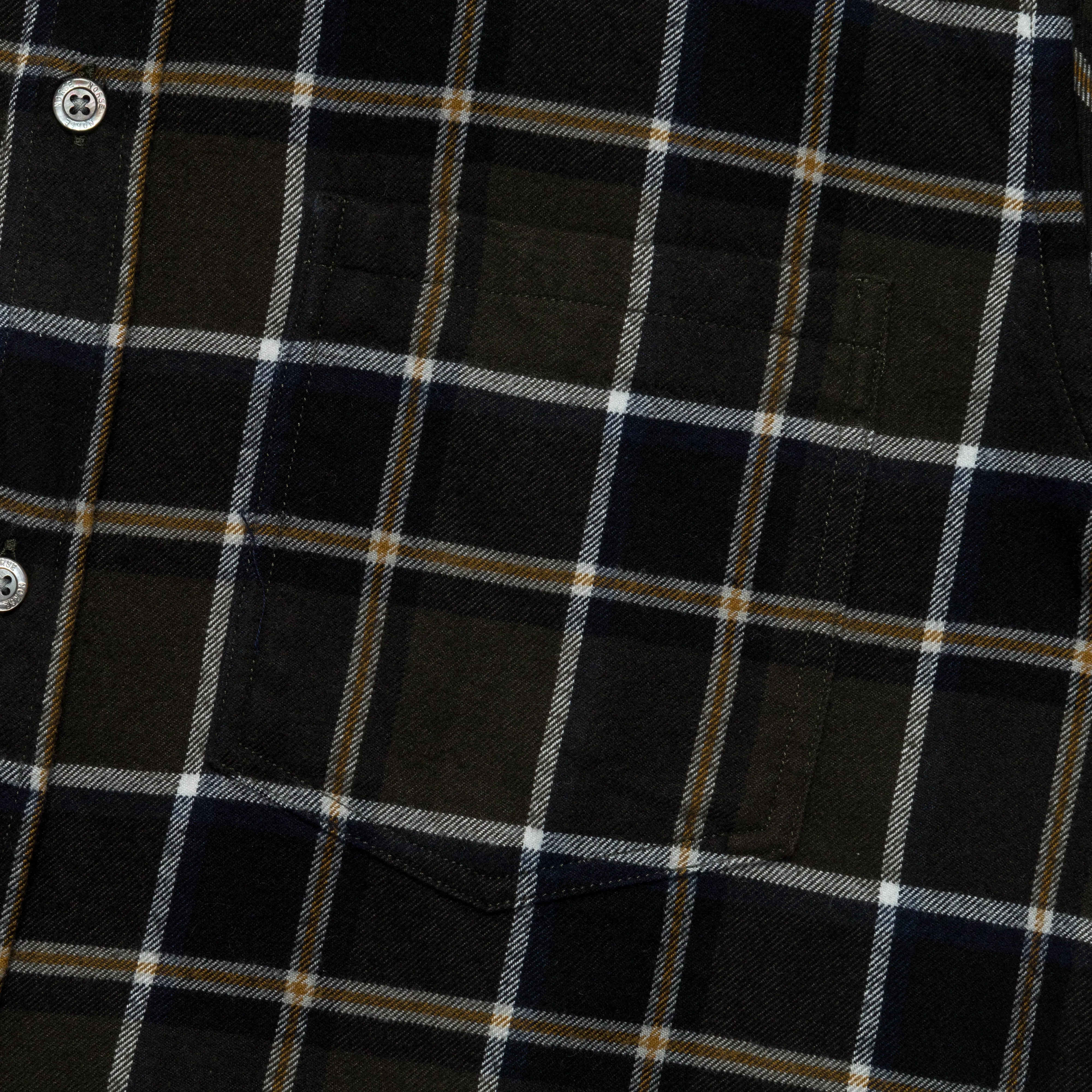 Anton Brushed Flannel Check - Beech Green