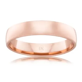 Barrel 4mm - 9ct Rose Gold