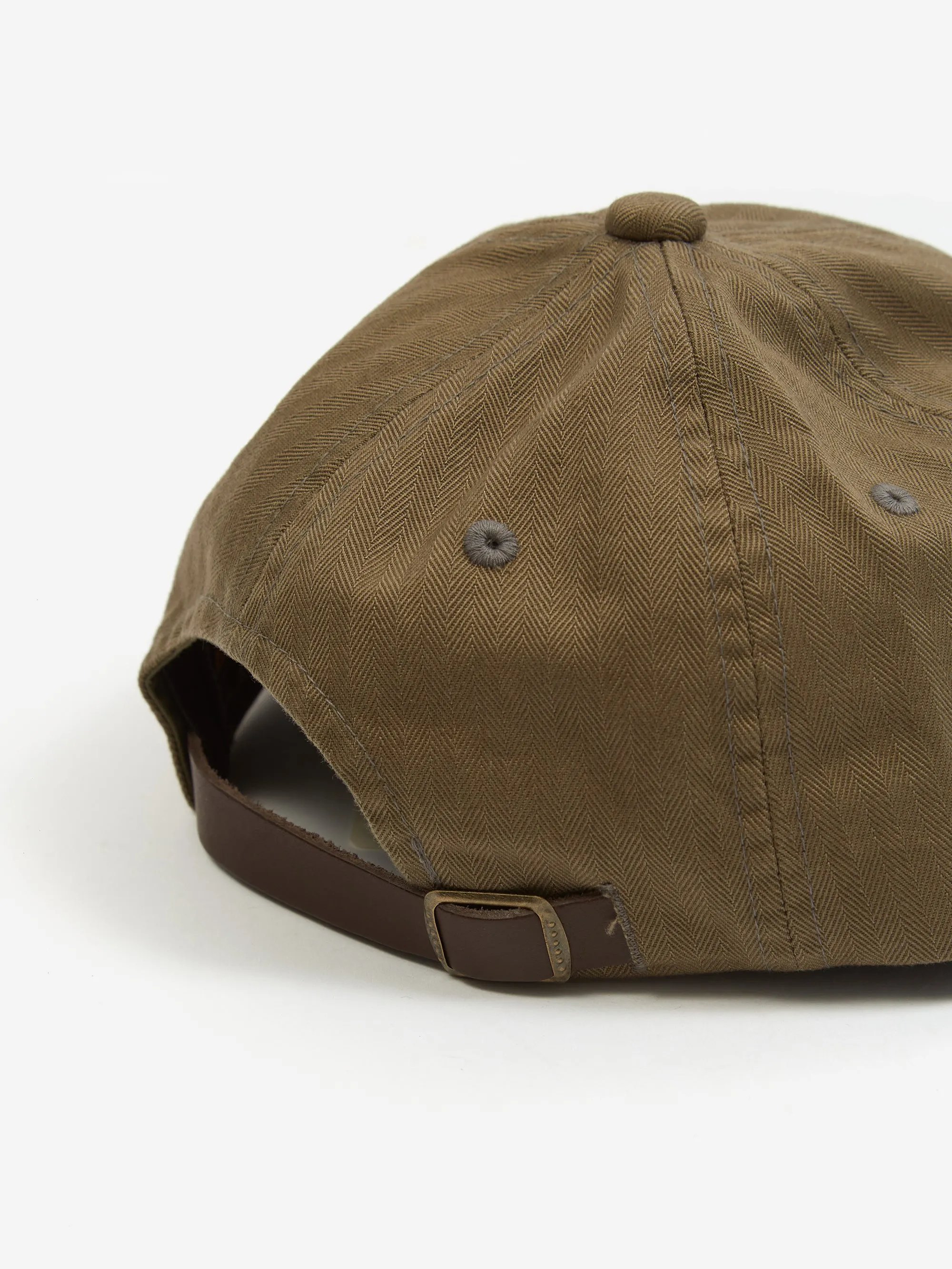 Beams Plus 6Panel Herringbone Cap - Olive