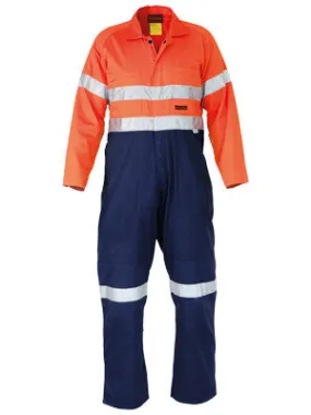 Bisley Indura Ultra Soft Fire Retardant Coverall 3M FR Reflective Tape BC8001