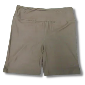 Bison Brown in Biker-Slip Shorts 6"