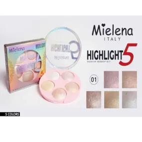 Branded 5 in 1 Highlight Fashion Makeup Kit Shade