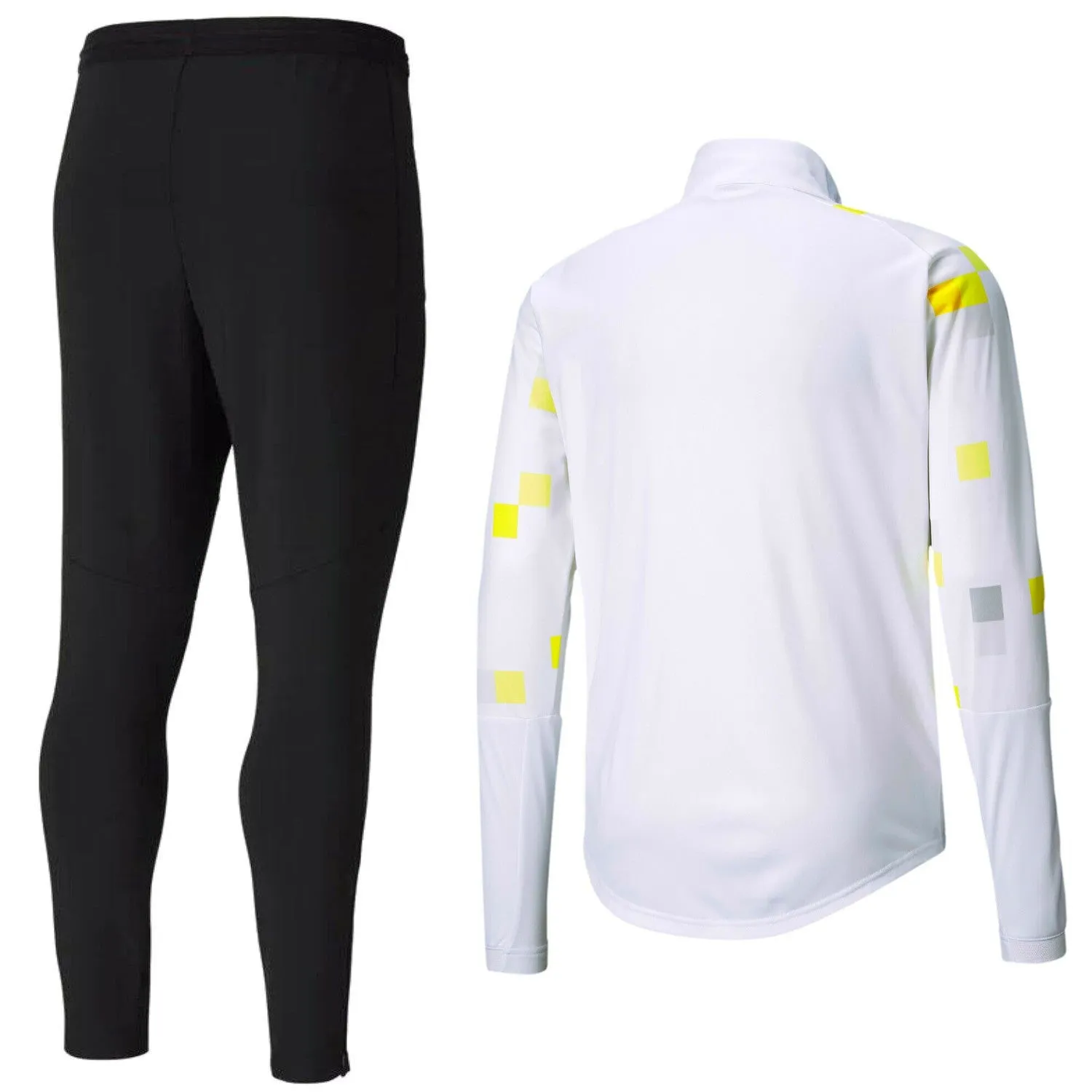 BVB Borussia Dortmund white pre-match presentation tracksuit 2020/21 - Puma