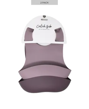 Catch Bib Set | Jade & Lavender