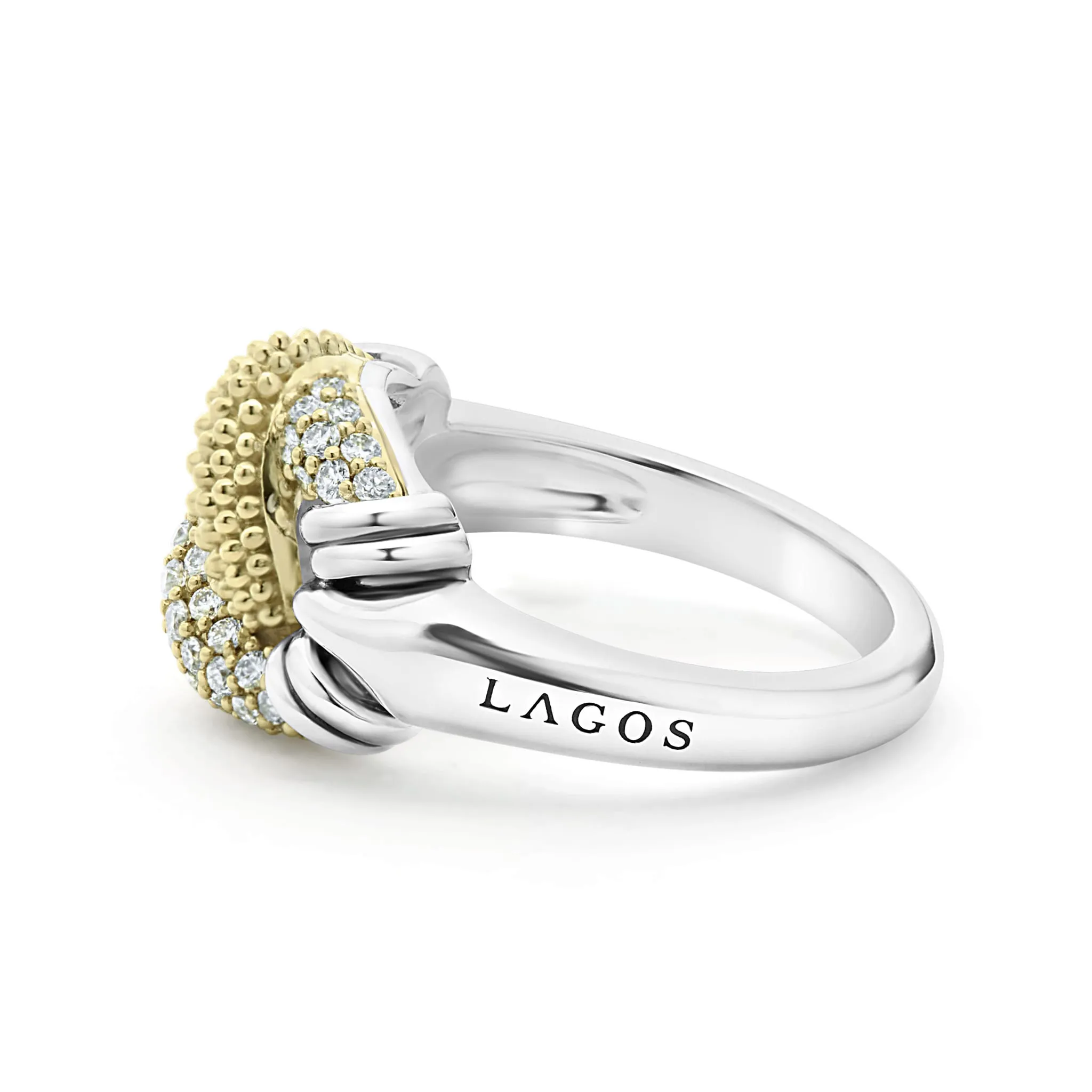 Caviar Lux Small Caviar Diamond Knot Ring