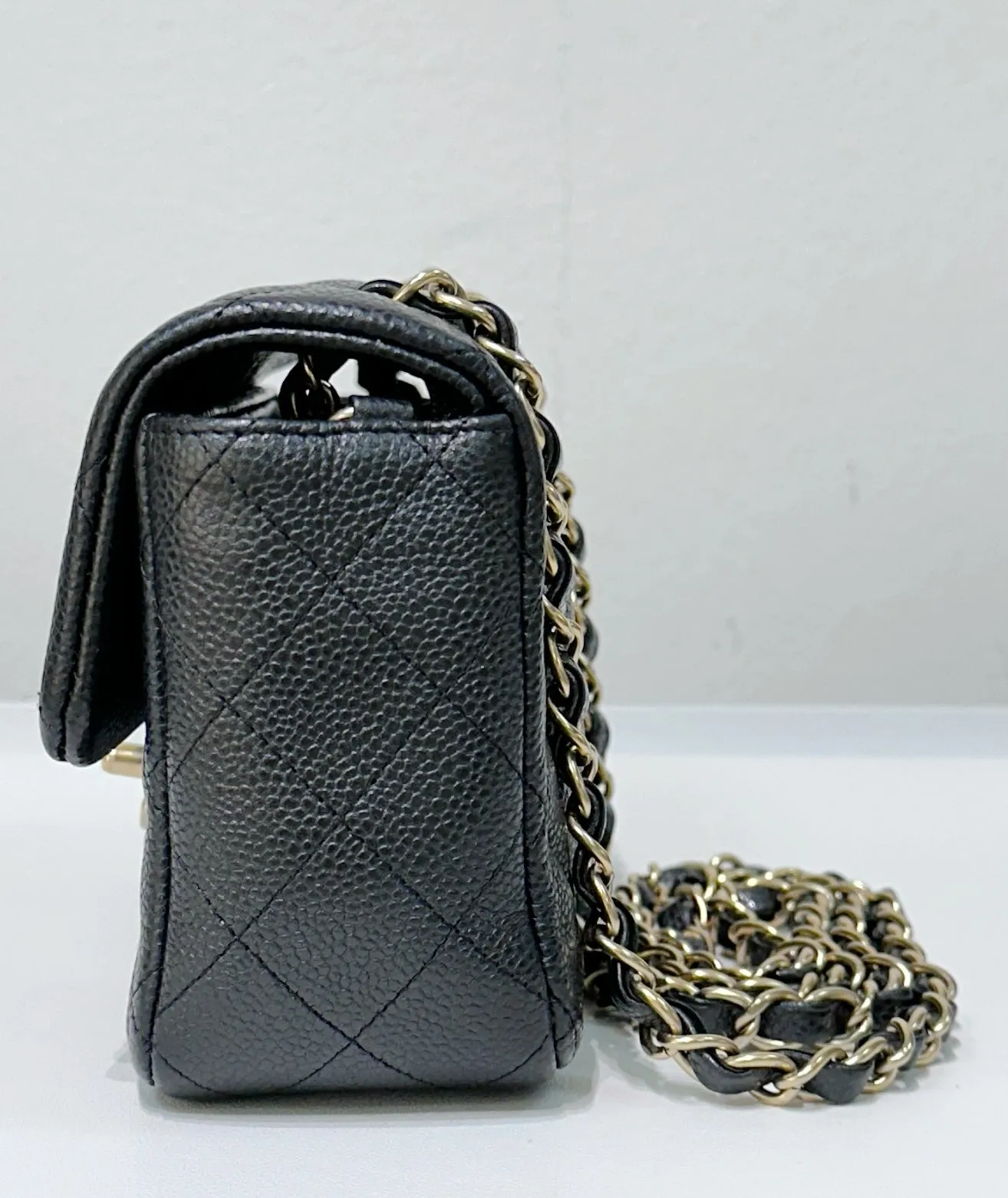 Chanel Classic Mini Rectangular Black Caviar