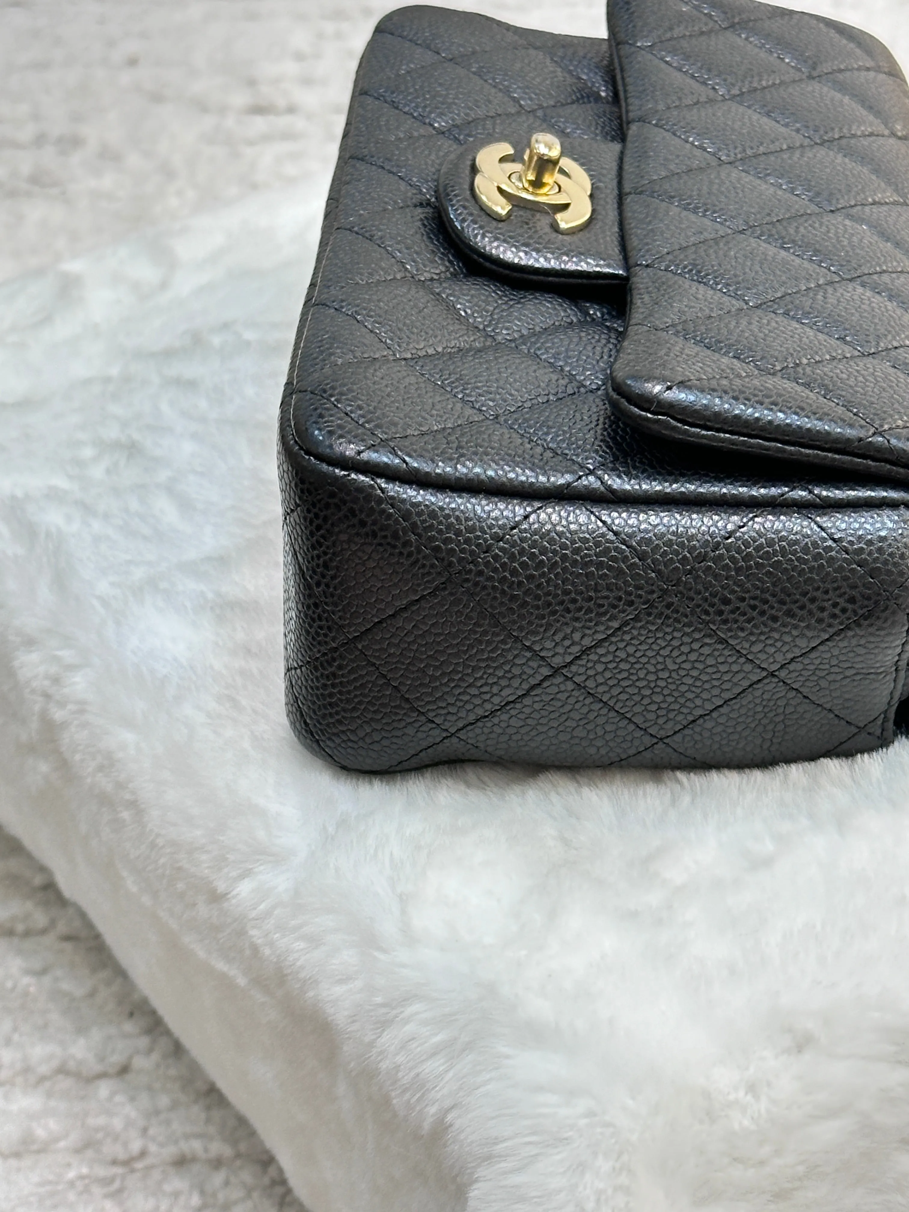 Chanel Classic Mini Rectangular Black Caviar