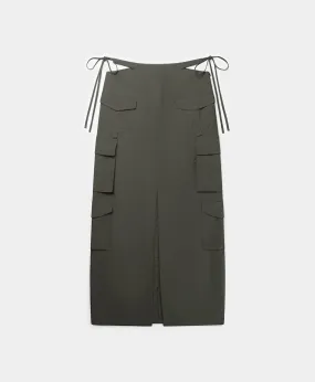 Chimera Grey Zora Cargo Skirt