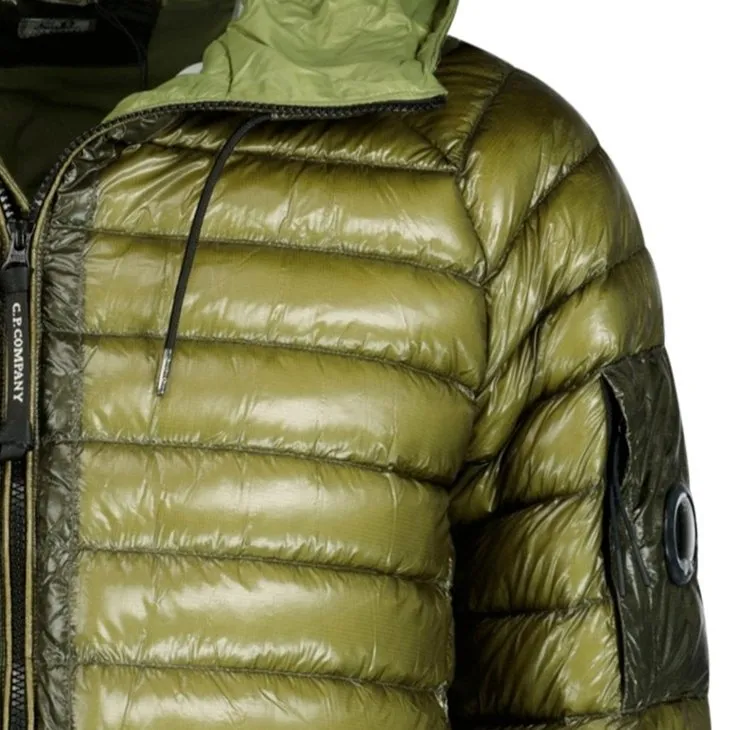 CP COMPANY D.D. Hooded Shell Down Jacket Martini Green