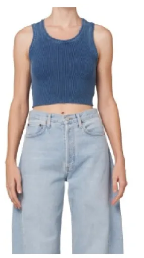 Cropped Poppy Tank