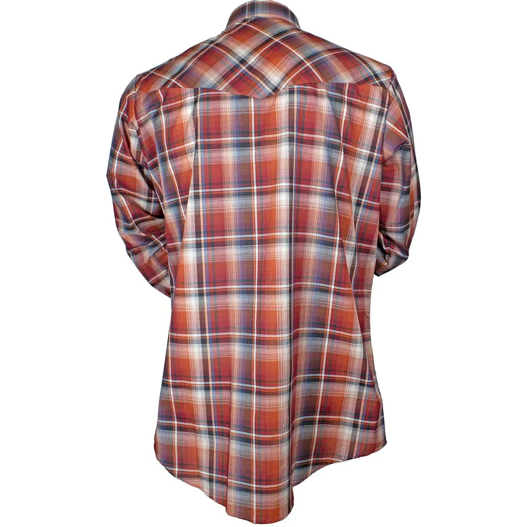 Ely Cattleman Men's Plaid Print Snap Shirt