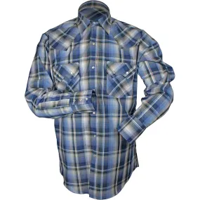 Ely Cattleman Men's Plaid Print Snap Shirt