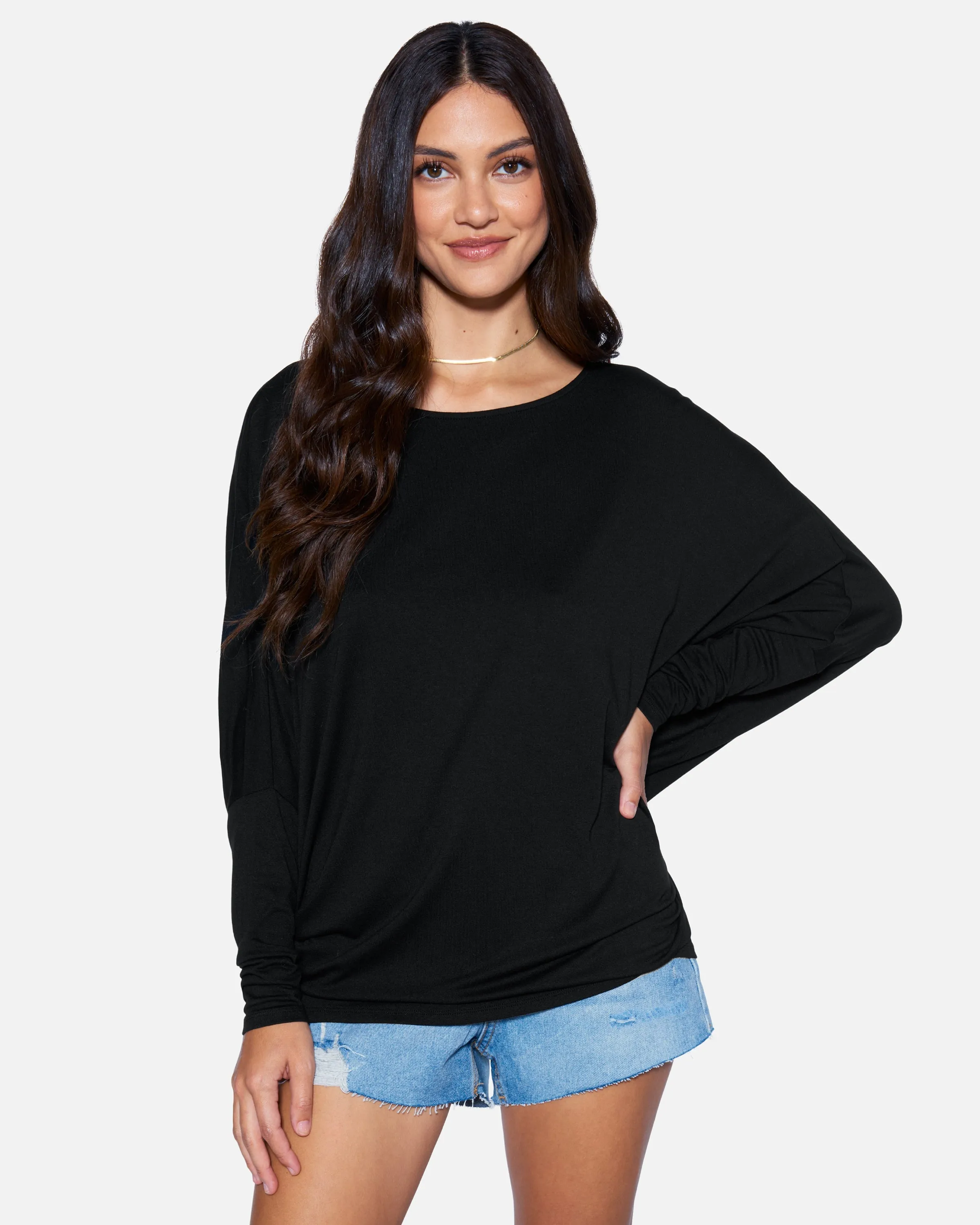 ESSENTIAL OFF SHOULDER TOP