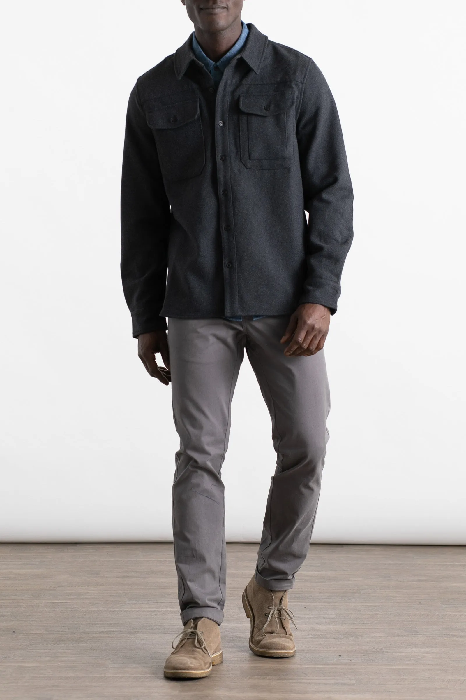 Fielding Overshirt / Charcoal