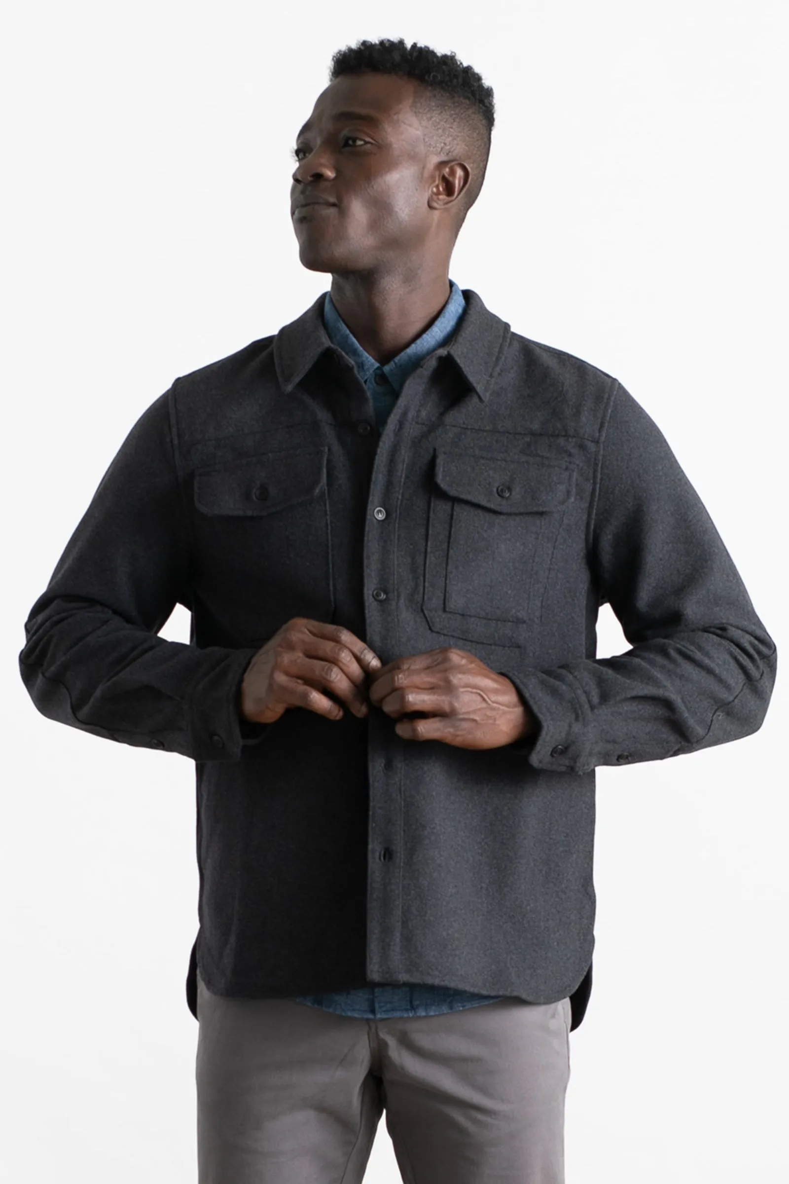 Fielding Overshirt / Charcoal