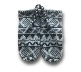 Goa Wool Mittens - Grey