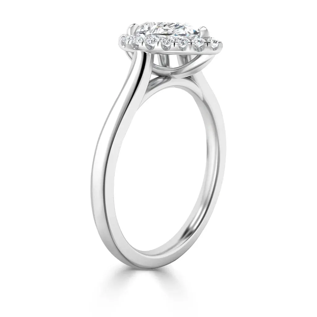 Helen - 18ct White Gold - Pear