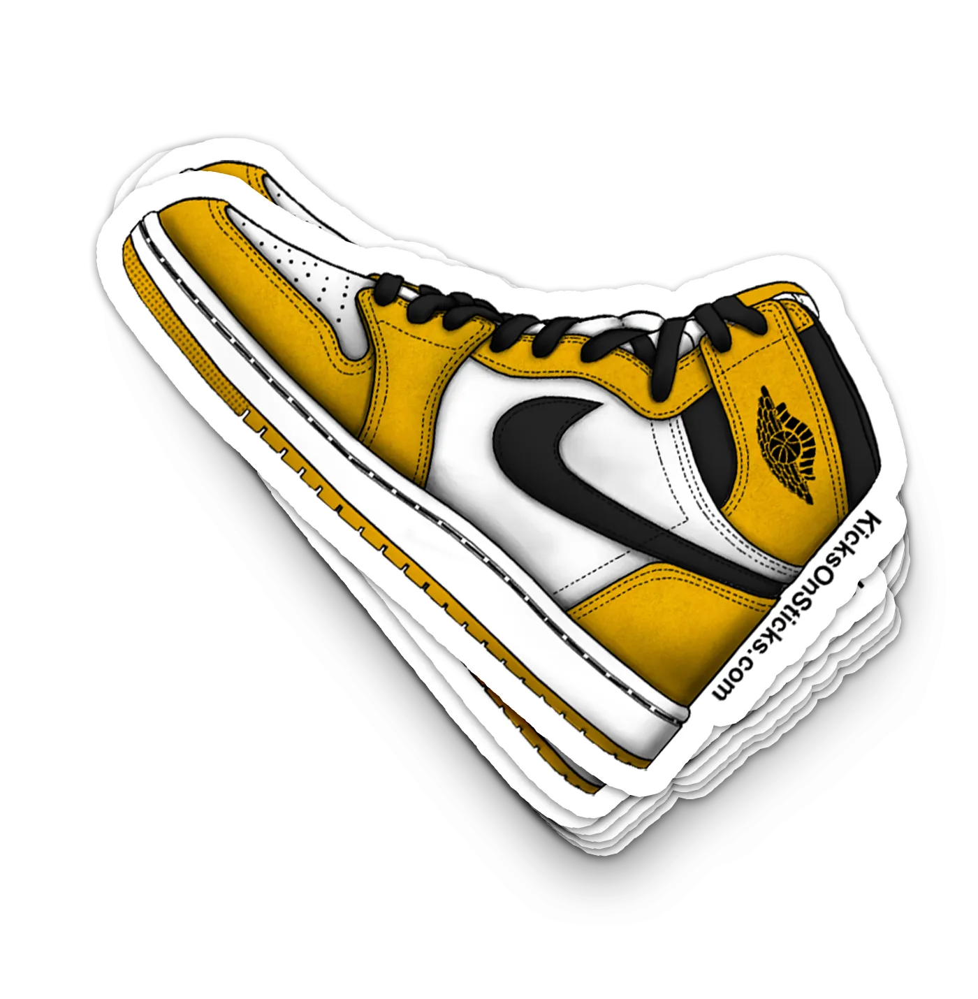 Jordan 1 "Yellow Ochre 2024" Sneaker Sticker