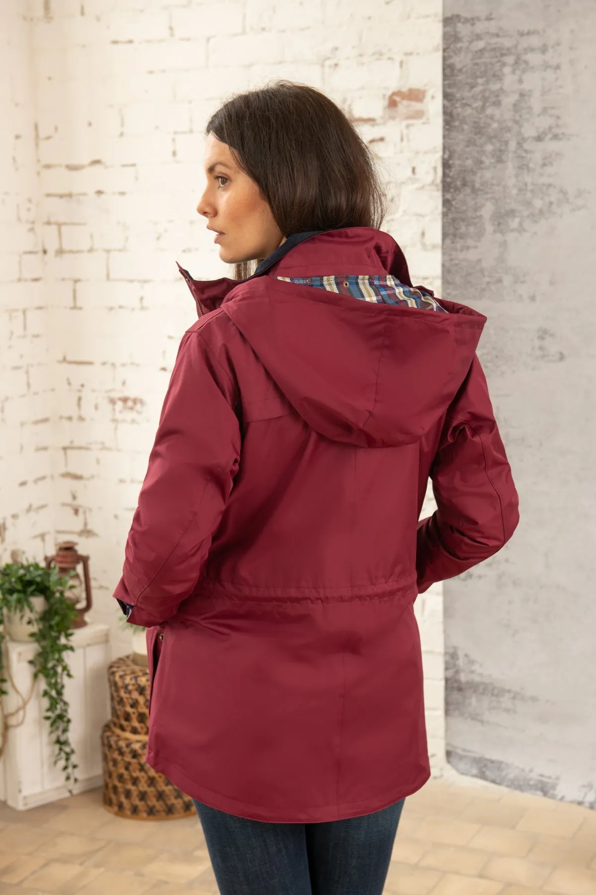 Kendal Raincoat - Berry