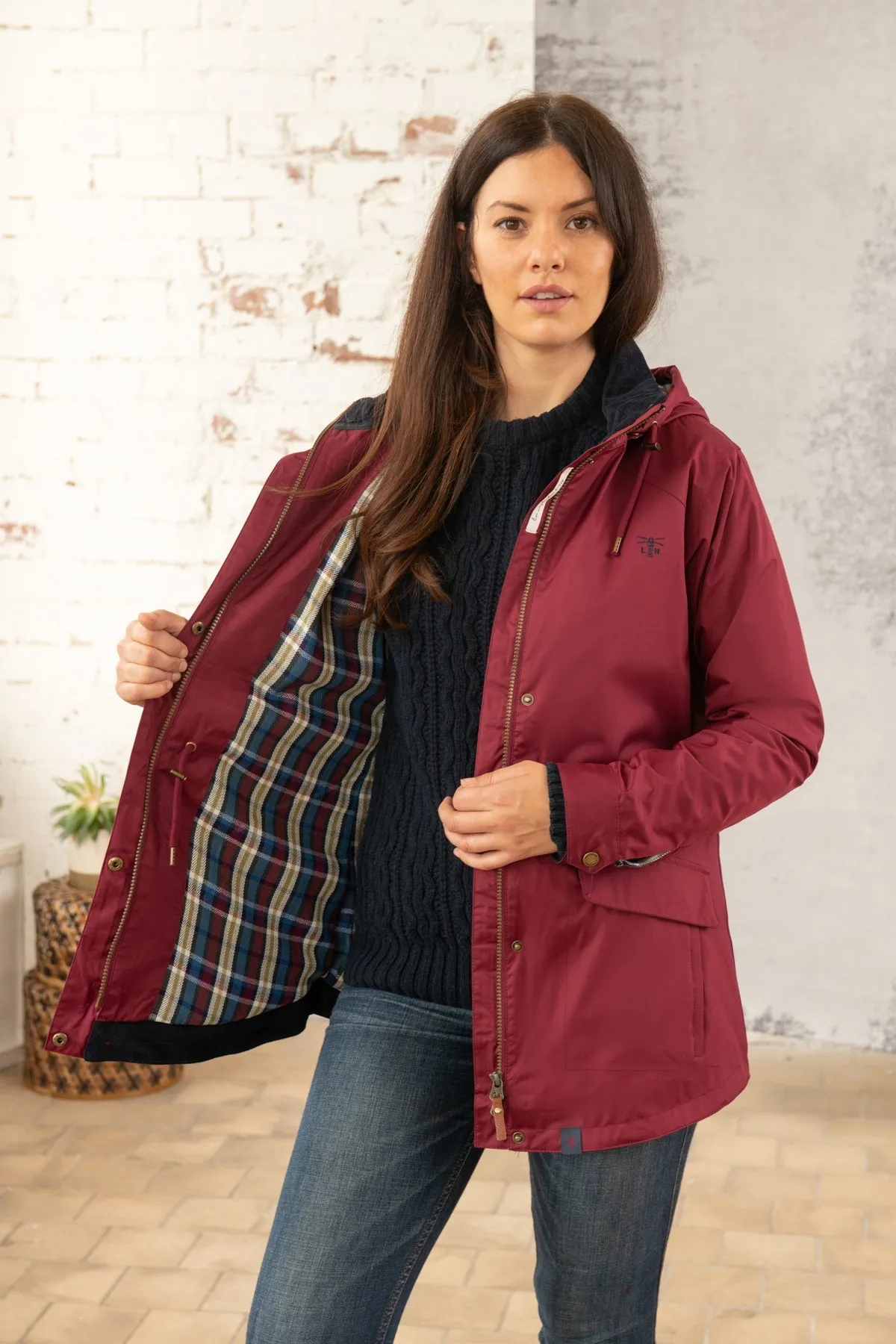 Kendal Raincoat - Berry