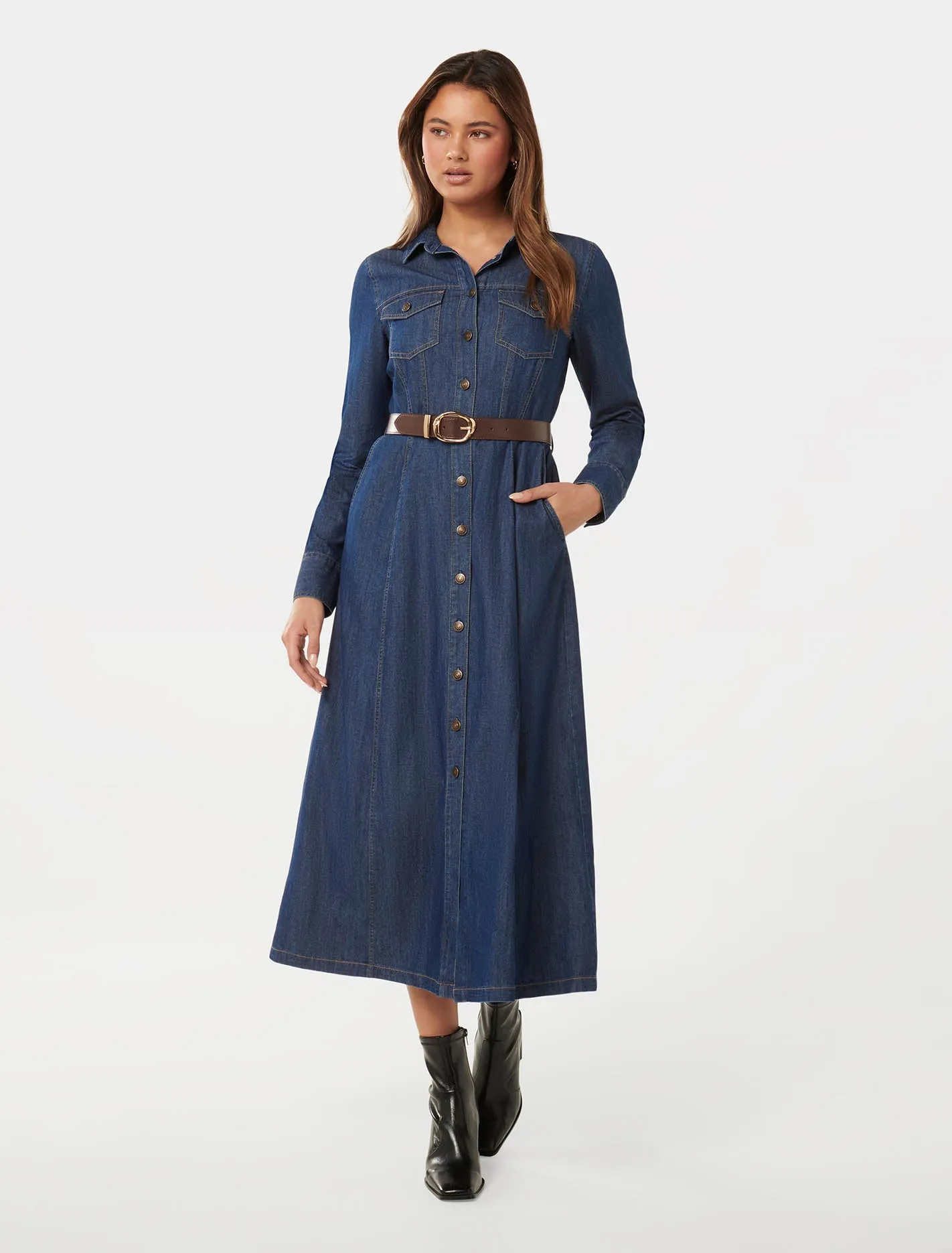 Lexi Midi Shirt Dress