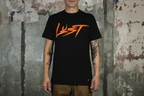 Lust Classic Logo "Atomic Orange" Tee