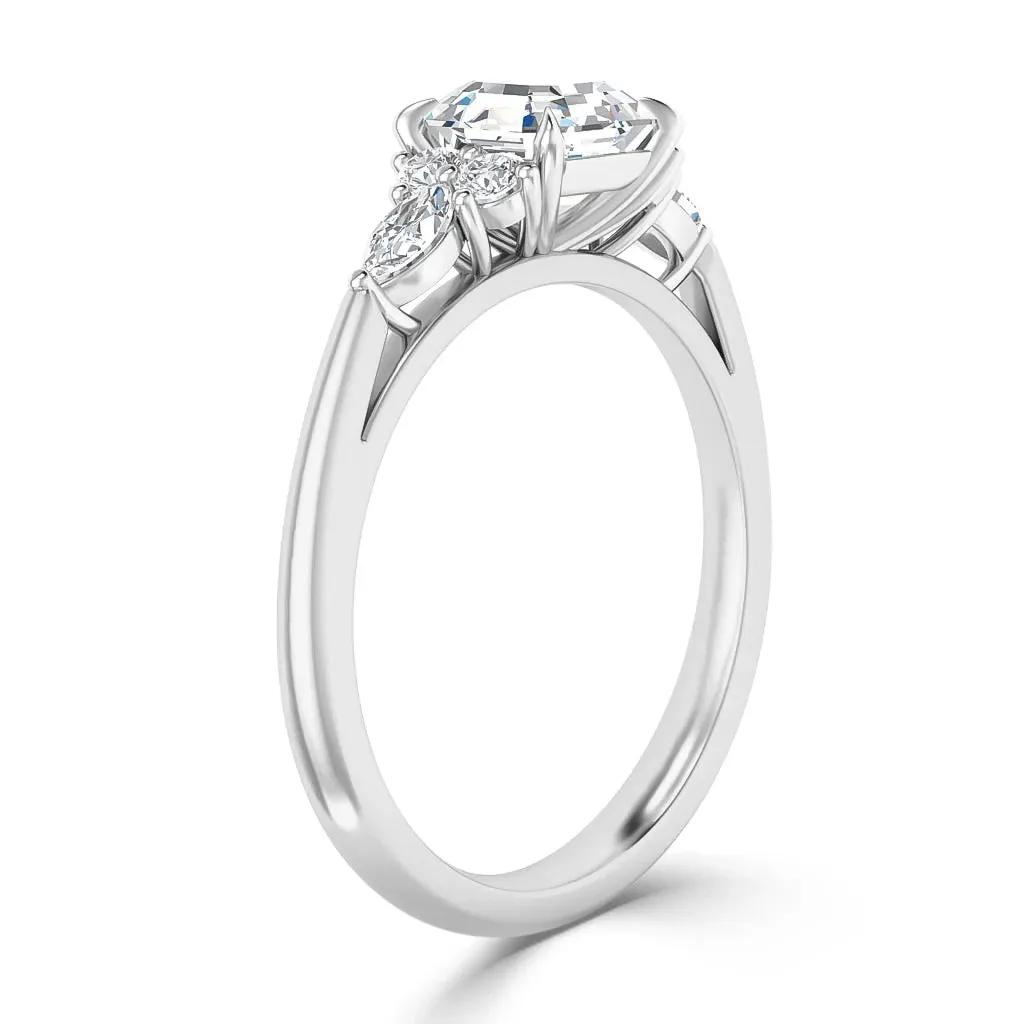 Maya - Platinum - Asscher