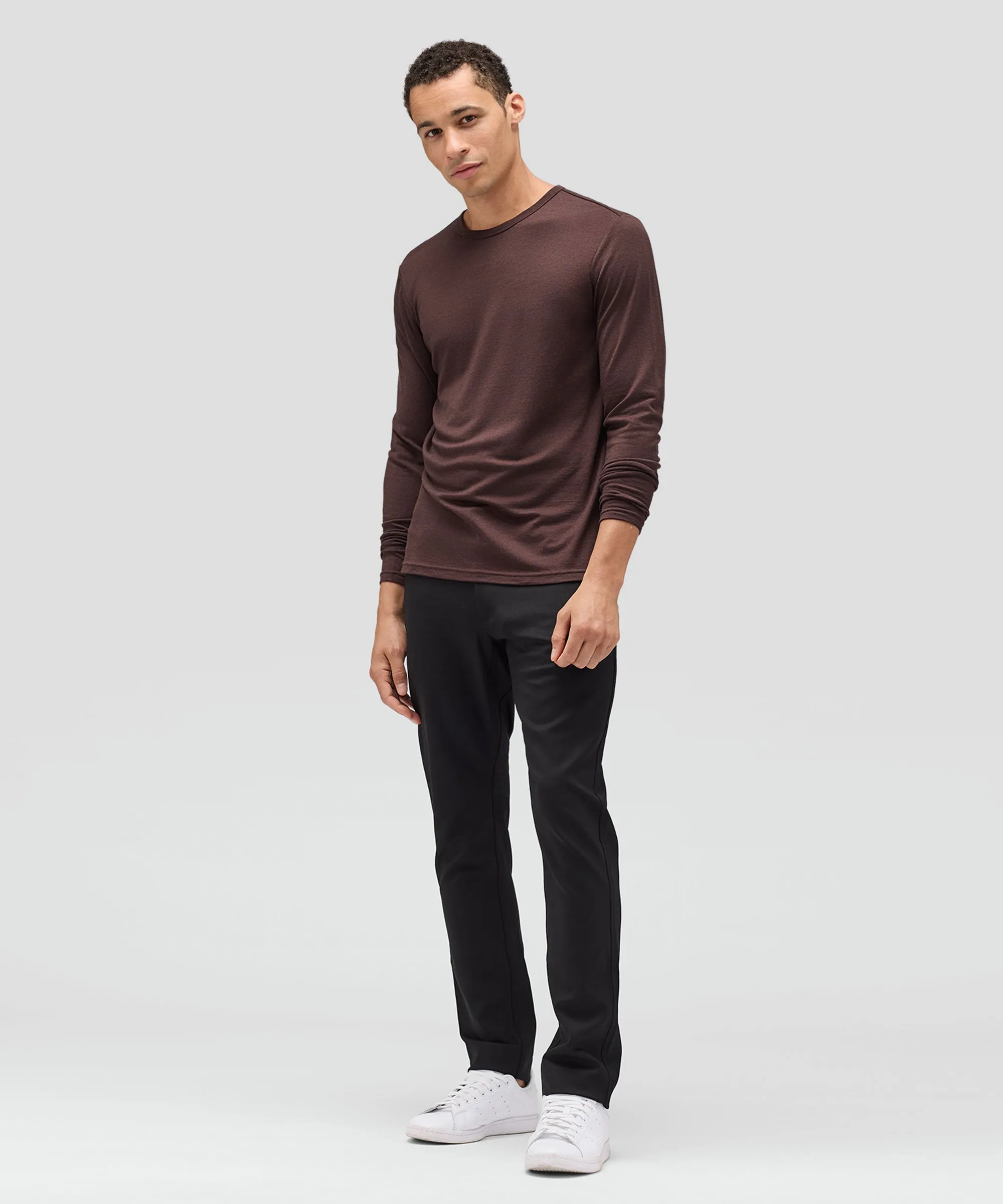 Men's Long Sleeve Merino Crew