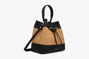 Osette Midi - Raffia/Black