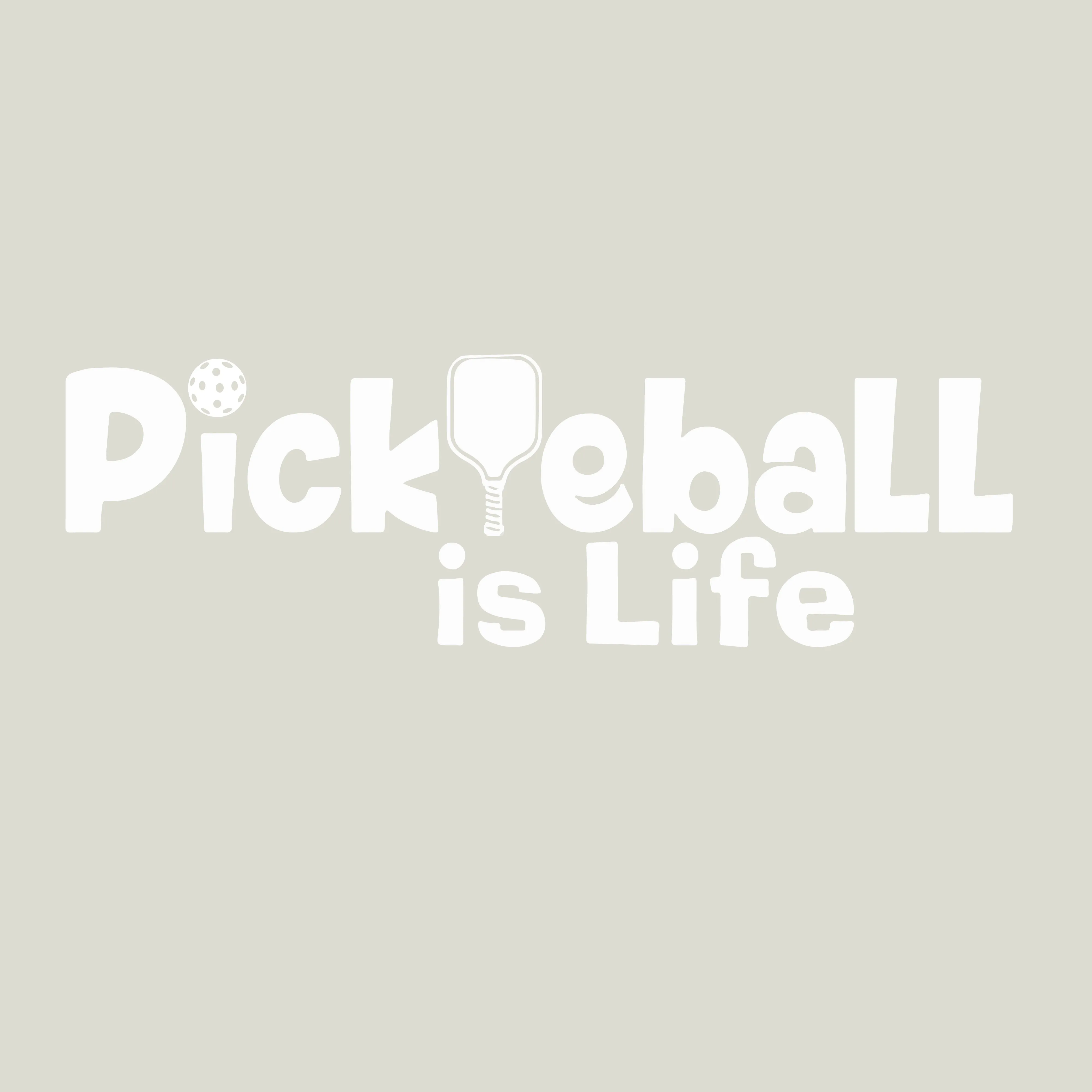 Pickleball Is Life | Women’s Rocker Athletic Tank | 75/13/12 Poly/Cotton/Rayon