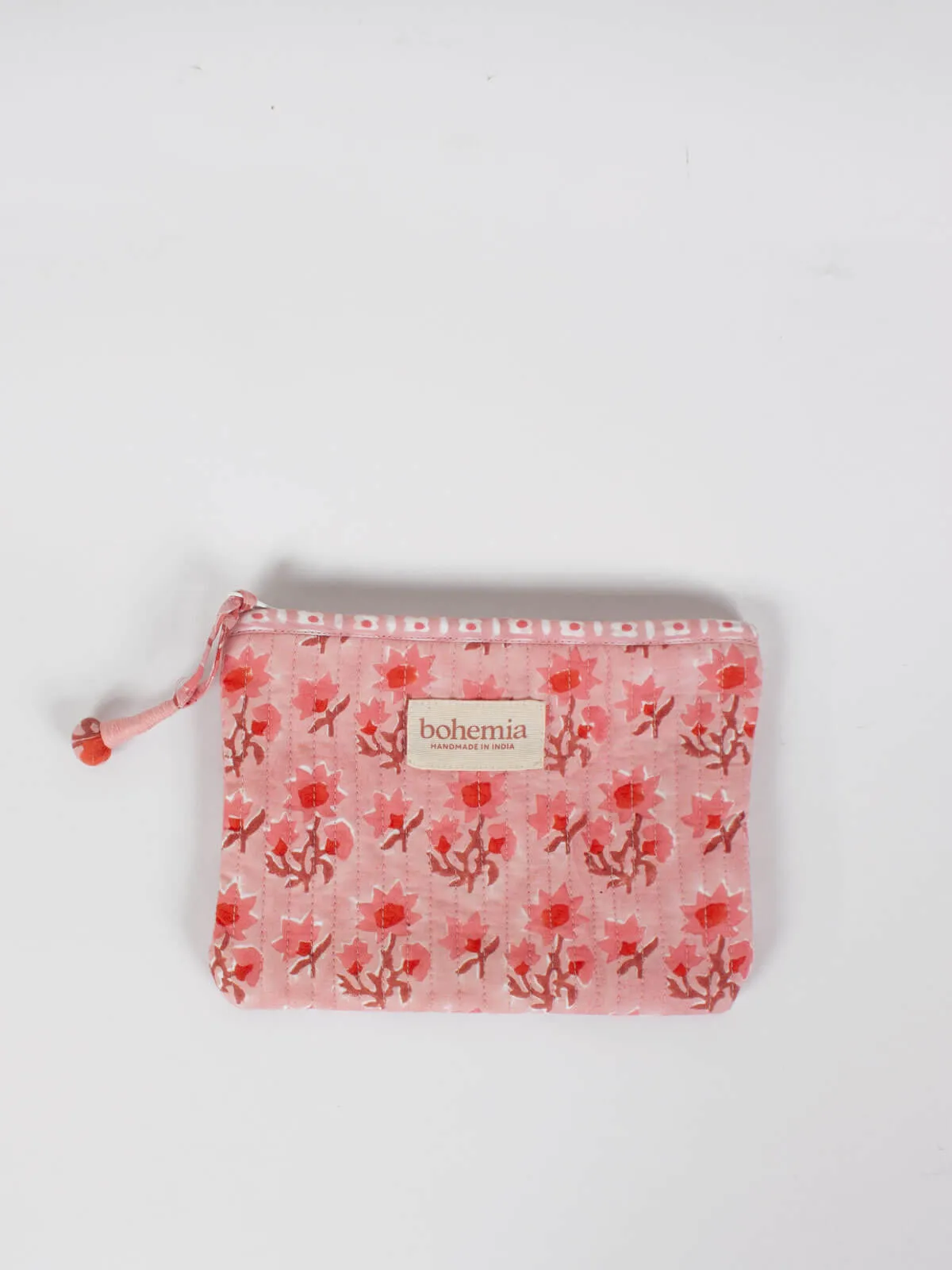 Posie Zip Pouch, Vintage Pink