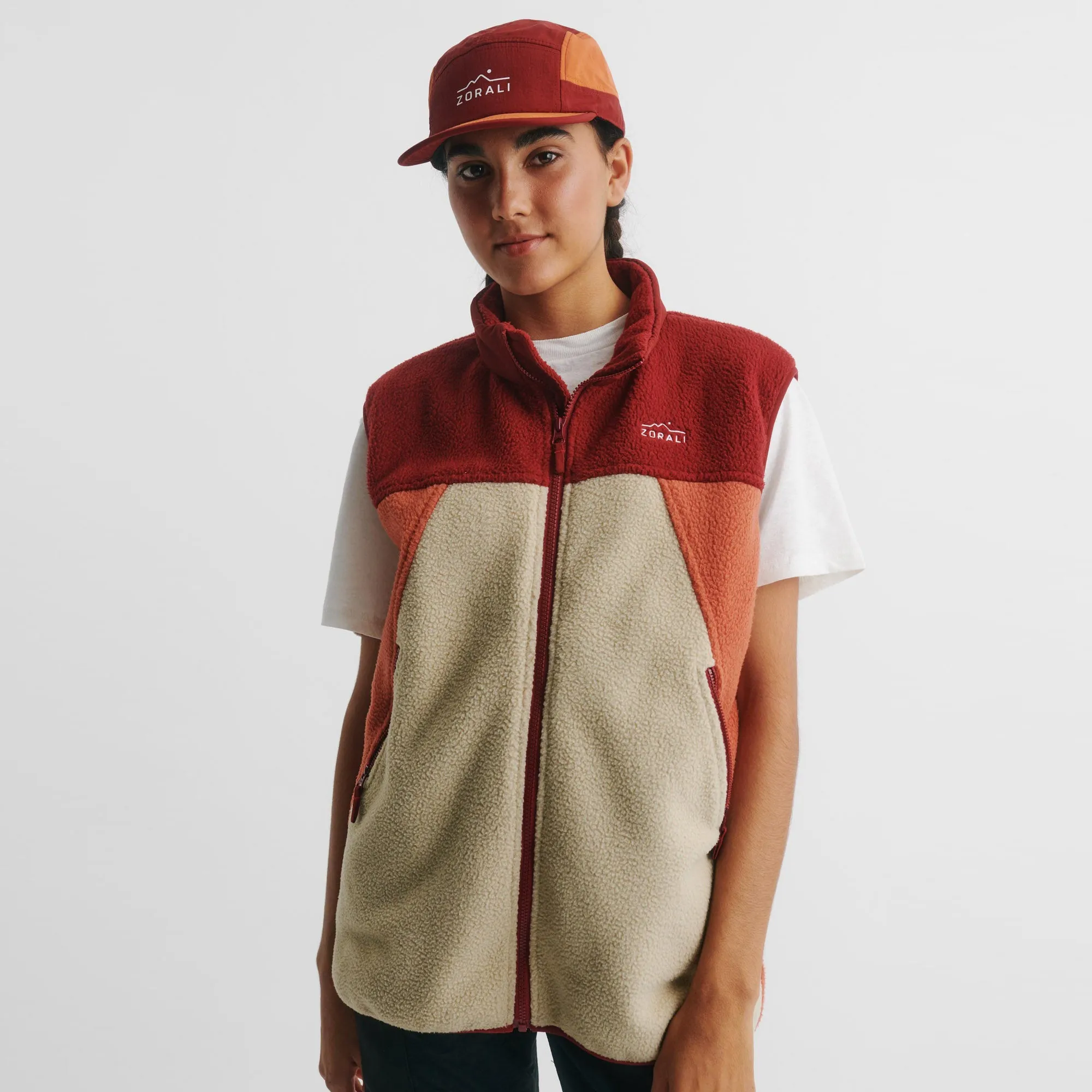 Retro Panel Vest Hillier Salt