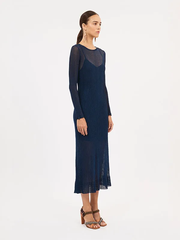 Simone Dress in Midnight