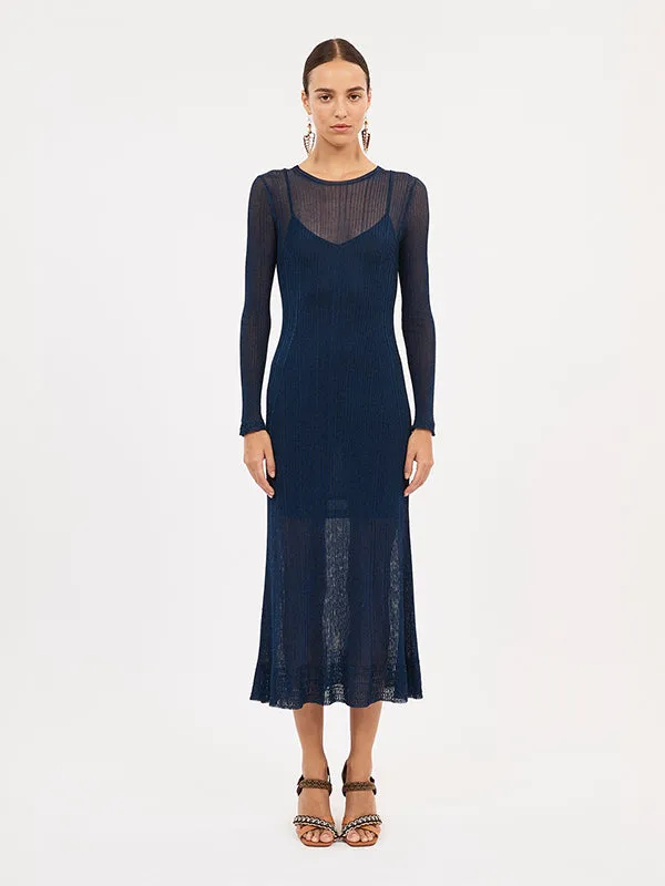 Simone Dress in Midnight