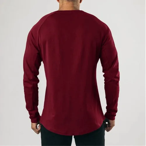 Slim Fit T-Shirt Heren - Red