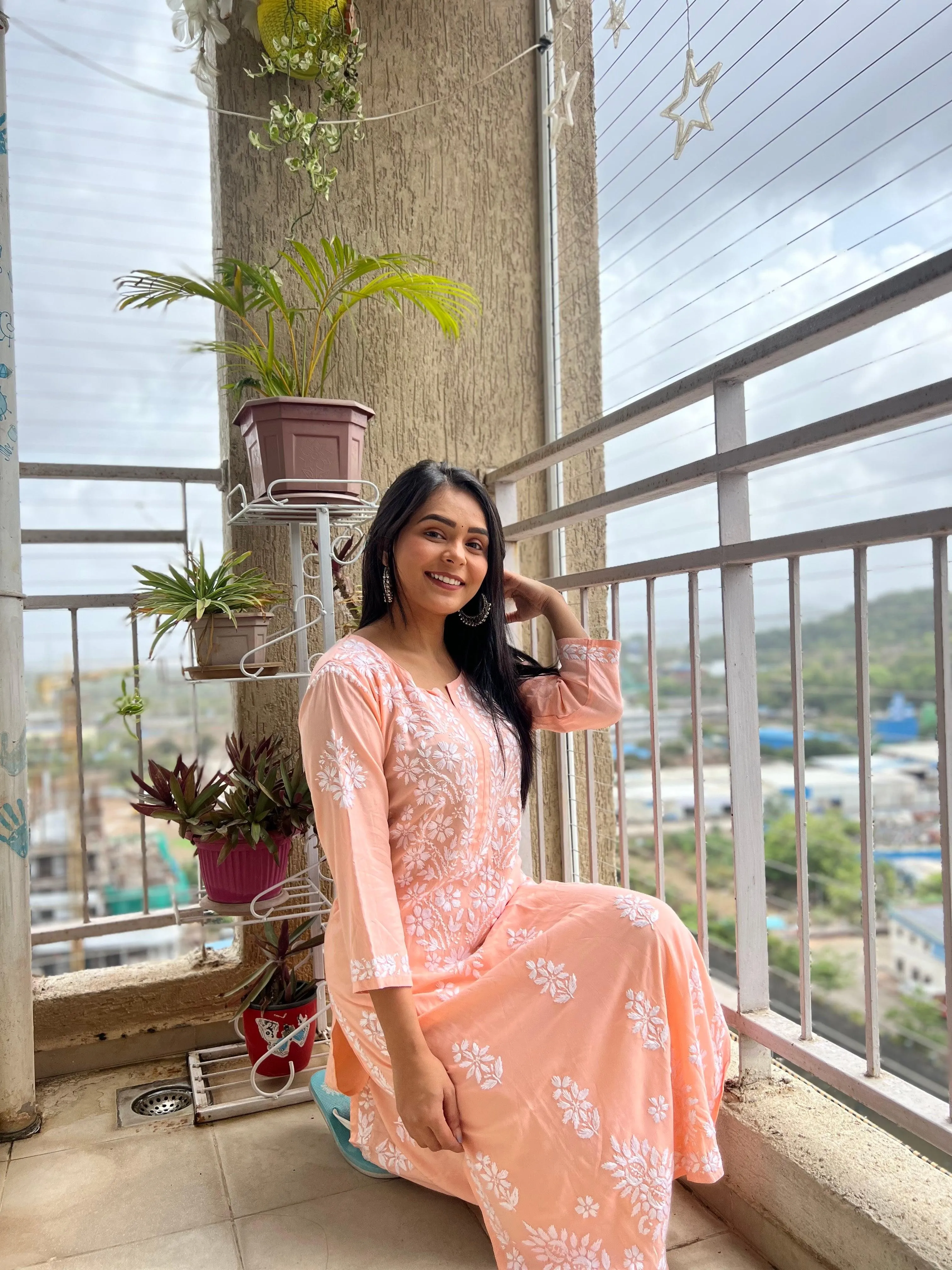 Sonal Chikankari Modal Co-ord Set