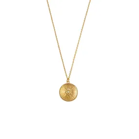 Star Rays Necklace - Gold