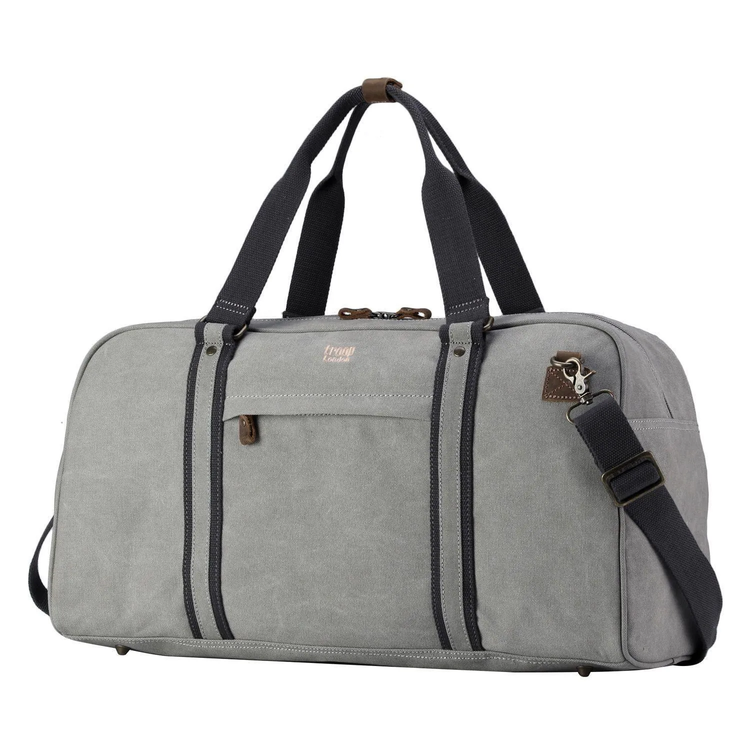 TRP0389 Troop London Classic Canvas Travel Duffel Bag, Large Holdall