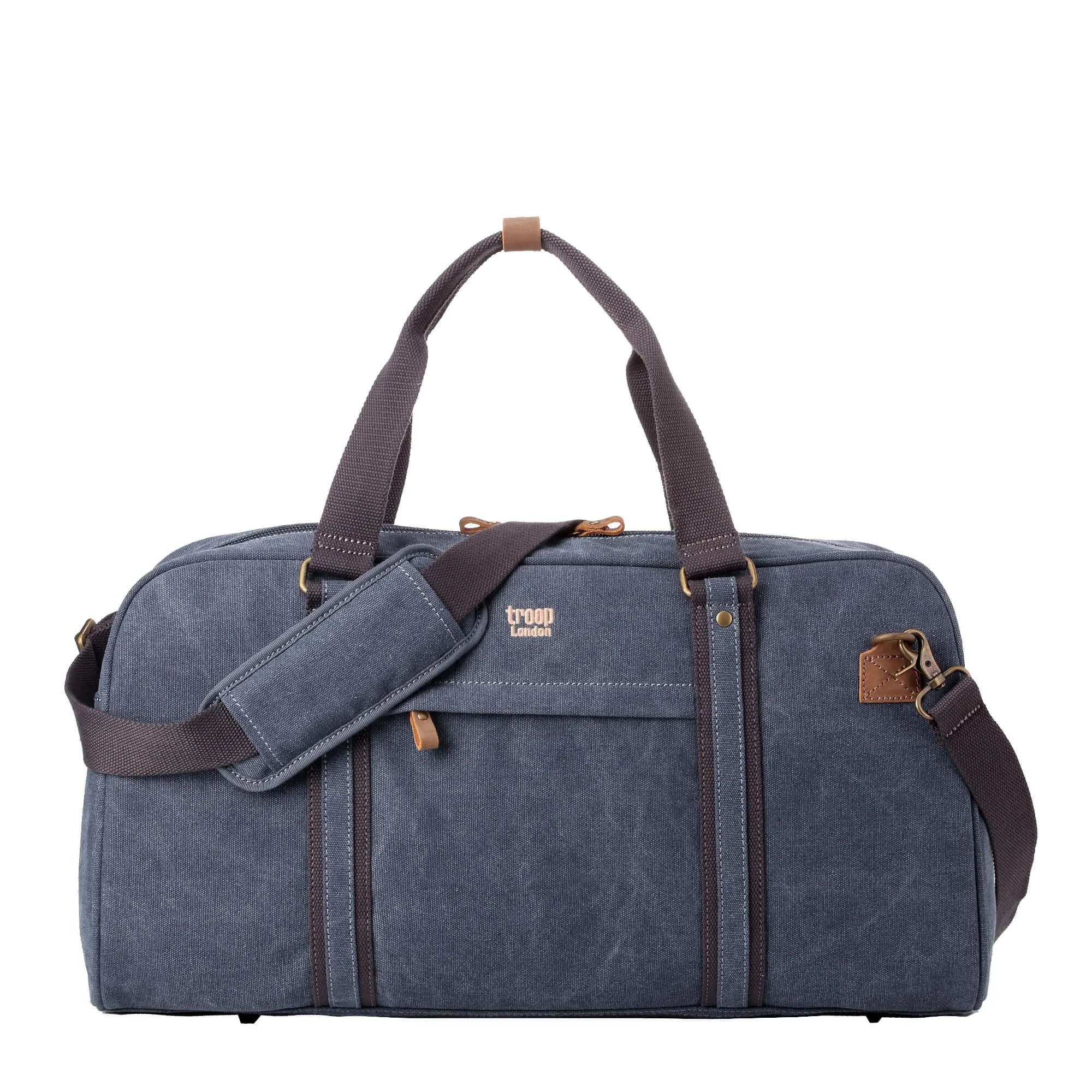 TRP0389 Troop London Classic Canvas Travel Duffel Bag, Large Holdall