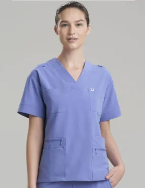 Womens 8-Pocket V-Neck Scrub Top